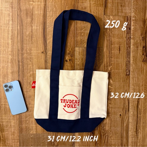 Trudeau Joke - NOT Trader Joe canvas tote bag😂 - Picture 8 of 8